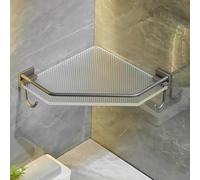 Shower Corner Caddy - Waterproof Wall-Mounted Organizer for Bathroom, Vanity & Kitchen - Versatile Corner Storage Rack