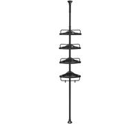 Bathroom Corner Shelf, Black