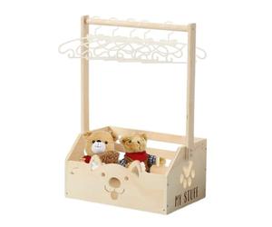 Shower Crate Closet, Flexible Space Optimization, 51x34.4x23cm, Crate Closet, Ba by Product Storage Basket, Secure Play Environment, for Bedroom Nursery Home Rental Businesses
