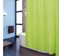 Shower Curtain 180x210 cm, Simplicity Shower Curtains for Bathroom, Green Outdoor Curtains Waterproof with Grommets & 12 Plastic Hooks, 3D Printing Technology, Weighted Hem, Washable, Quick Dry Y-5858