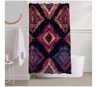 Shower Curtain 47.24x70.87 INCH Shower Curtains for Bathroom Türkiye Bath Curtain Waterproof Quick-Drying Polyester Machine Fabric Weighted Hem Bathtub Curtains Purple for Bath Tub Showers Stall R2-32