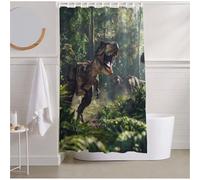 Shower Curtain 47.24x78.74 INCH Shower Curtains for Bathroom Animal Bath Curtain, Waterproof Quick-Drying Polyester Machine Fabric, Weighted Hem, Bathtub Curtains Dinosaur for Bath Tub Stall R2-26
