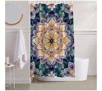 Shower Curtain 47.24x78.74 INCH Shower Curtains for Bathroom Plant Bath Curtain Waterproof Quick-Drying Polyester Machine Fabric Weighted Hem Bathtub Curtains Abstract for Bath Tub Showers Stall R2-89