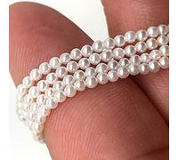 Shower Curtain Charm Guarantee Natural Stone Round Loose Beads Moonstone Amazonian Sandstone Lapis Gem Jewelry Bracelet Necklace 3 4mm