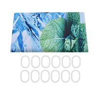 Shower Curtain - Durable Polyester Fiber, Anti - Wrinkle with Bright Colorful Patterns, Elastic Recovery, for Bathtub and Bathroom Decor (type 3)
