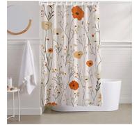 Shower Curtain for Bathroom Beige Shower Curtain Waterproof Extra Long 100 x 200 with Weighted Hem and 12 Hooks, Resistant Modern Bathtub Curtains for Bath Wet Room,Bathroom Decor Gifts 39 inch R2-816
