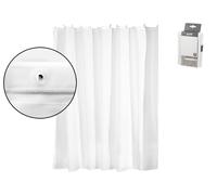 Shower Curtain In PEVA 180X180 Cm, Without Hooks-Rings.