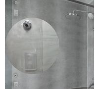 Shower Curtain Liner with Side Suction Cups & Magnets Splash Guard Kit to Keep Closed to Wall, 8G Heavy Duty Clear Shower Curtain for Bathroom, 72x72