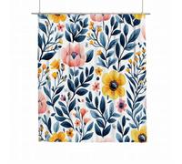 Shower Curtain Plant Extra Long Shower Curtain 240x200 Weighted Bathroom Curtains Floral Waterproof Polyester Fabric Bath Curtains with 12 Hooks Quick Dry Washable for Wet Room Bathtub Home Decor I-07