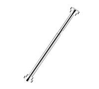 Shower Curtain Pole Stainless Steel Extendable Telescopic Curtain Rod Adjustable Spring Tension Rod for Bathroom Closet Wardrobe (25 Tube 21.7-33.5in)
