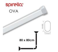 Shower Curtain RAIL ROD HANGING Spirella Multi Extendable Pole Track Bathroom