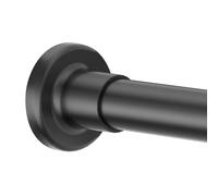 Shower Curtain Rod Adjustable 32"-80", No Drill Curtain Rod Black Tension Shower Curtain Rod Stainless Steel Rust Proof Shower Rods for Bathroom, Shower Stall