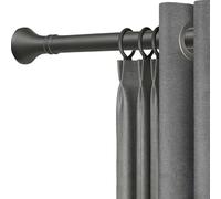 Shower Curtain Rod Adjustable 40-500 cm, Never Rust Stainless Steel Tension Curtain Rod, No Drilling Shower Rod, Spring Tension Shower Curtain Pole, for Bathroom Patio(Gray,2.6-3.5m)