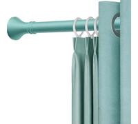 Shower Curtain Rod Adjustable 40-500 cm, Never Rust Stainless Steel Tension Curtain Rod, No Drilling Shower Rod, Spring Tension Shower Curtain Pole, for Bathroom Patio(Green,2.1-3.0m)