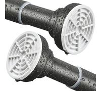 Shower Curtain Rod, Stainless Steel Extendable Shower Curtain Pole Tension Rods for Curtain No Drilling Shower Curtain Rail Net Curtain Poles for Bathroom Window Kitchen Wardrobe 125-240cm,Dark Drey