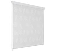 Shower Curtain Roller Blind White Home Bathroom Divider Privacy Screen