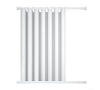 Shower Curtain with Elegant Waffle Pattern, Ensures Privacy and Water Protection (W 180 * H 180)