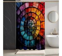 Shower Curtains Color Shower Curtain Dream Bathroom Curtains with 12 Hooks, HD Printing Waterproof Bath Curtain Quick-Drying Washable for Wet Room, Bathroom Decor, Bath Tub 100x180cm -zpg25073ME