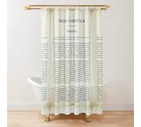 Shower Curtains Pride Prejudice by Jane Austen - Mr. Darcy: "how ardently I admire and love you." - vintage book page for Bathroom Decor 72x72 inches