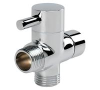 Shower Diverter Valve 1PC Shower Splitter Diverter Faucet Three-Way Valve Needle Bath Nozzle Switch One-Point Two-cnnector Bathroom