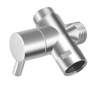 Shower Diverter Valve, 3-Way Faucet Diverter Compatible with Handheld and Wall-Mounted Shower Heads (Note Sizes: 20mm & 25mm!)
