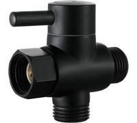 Shower Diverter Valve Brass 3 Way Diverter Valve for Handheld Showerhead and Fixed Spray Head Bathroom Shower System Replacement Parts