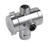 Shower Diverter Valve Shower Conversion Water Out of The Tee Arm Shunt Pipe Diverter Valve Inlet Fittings Faucet Bathroom Tools