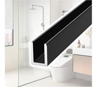 Shower Door Aluminum Deep U-Channel, 3 6 7 Ft Long Glass Channel, for Spa/Kitchen/Balcony, Easy DIY Install(1.5m/4.9ft,W12mm(1/2"))