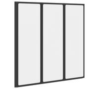 Vidaxl Shower Bath Screen Wall 141 X 132 Cm 3 Panels Foldable