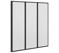 Shower Door Bath Screen Wall 3 Panels Foldable 117x120 cm/141x132 cm vidaXL