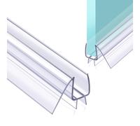 Shower Door Bottom Seal POZIA-36 Long,1/2"(12mm) Thick Frameless Glass Shower Door Seal Strip Clear Polycarbonate Durable Stop Shower Leaks and Create a Water Barrier Ultra Clear