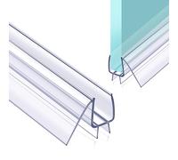 Shower Door Bottom Seal POZIA-36 Long,1/4"(6mm) Thick Frameless Glass Shower Door Seal Strip Clear Polycarbonate Durable Stop Shower Leaks and Create a Water Barrier Ultra Clear