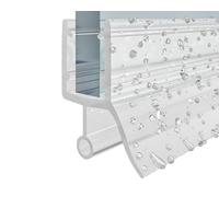 Shower Door Bubble Seal 4-12mm Glass | 850mm or 2m Long Model B3 (4-6mm Glass (2m))