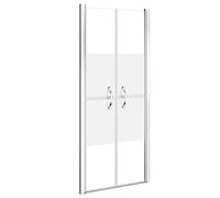 Shower Door Frosted ESG Bathroom Privacy Enclosure Screen Bath Cabin vidaXL