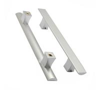 Shower Door Handle,Aluminum Alloy Glass Door Handrail,for Bedroom Bedroom Hotel Office,Quick Assembly(600mm-400mm)