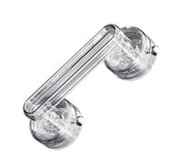 Shower Door Handle - Clear 7.5" Acrylic Bar Holder Bathroom Bar Holder Structured Extension for Improving Contact Stability