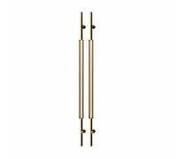 Shower Door Handle,Pull Push Long Door Handle,Made of Stainless Steel,for Bathrooms Hotels Barn Wood Handle(Hole Spacing-75cm)