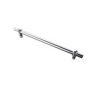Shower Door Handle Stainless Steel, Adjustable Grab Bar for Bathroom Glass Door, Polished Finish Door Handle Sets Replacement Single Side Door (Size : 550mm)