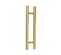 Shower Door Handle - Stainless Steel Sliding Barn Glass Door Pull Handle for Two-Sided Enclosure, Bathroom, Entrance Gate