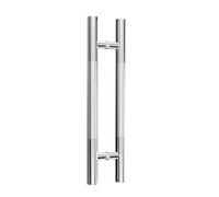 Shower Door Handle - Stainless Steel Sliding Barn Glass Door Pull Handle for Two-Sided Enclosure, Bathroom, Entrance Gate