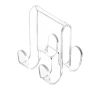 Shower Door Hooks, Double-Sided Towel Hooks, Bathroom Towel Hanger, Space-Saving Shower Hooks, Shower Towel Holder, Bathroom Organization Hooks, 7.1x3.5x5cm/2.8x1.38x1.97inches for Towels Jackets Bags