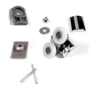 Shower Door Roller Wheels for 4 8mm Glass, 23mm Upper and Lower Kit for Easy Setup