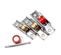 Shower Door Rollers 1Pc Window Pulley Stainless Steel Rollers Door Roller Sliding Pulleys Wheel Glass Furniture(Color 4)