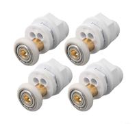 Shower Door Rollers 4 Pack Fit 4 8mm Glass Doors with Quick Release and Wheel Sizes from 19 to 29mm Compatible with Shower Enclosures (19mm)