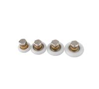 Shower Door Rollers 4Pcs 20/23/25/27mm Shower Door Rollers Pulley Bathroom Sliding Glass Wheels Wheel Accessories(4pcs-25mm)