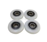 Shower Door Rollers 4pcs/8Pcs/10pcs Shower Room Accessories Bearing Roller Bath Cabinet Wheel 20mm/23mm/25mm(4pcs,25mm)