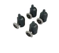 Shower Door Rollers 4pcs-8pcs/set Shower Door Enclosures Rollers Runners Wheels Pulleys Upper Part Or Lower .Diameter20mm/22mm/23mm/25mm/27mm(4pcs Lower parts-01,20mm)