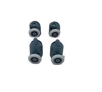 Shower Door Rollers 4pcs-8pcs/set Shower Rooms Cabins Pulley/Shower Room Roller/Runners/Wheels/Pulleys Diameter 20mm/22mm/23mm/25mm/27mm Shower Door Wheels(2 upper 2 lower,20MM_6MM)