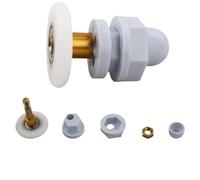 Shower Door Rollers 4X Shower Door Rollers 19/23/25/27/29mm Durable Rooms Cabins Pulley Room Roller/Runners/Wheels for 4-8mm Glass Doors(27mm)