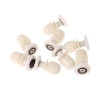Shower Door Rollers 8 Pcs Shower Door Rollers Runners Wheels Pulleys Sliders Eccentric 20mm 25mm Diameter Shower Door Wheels(25mm)